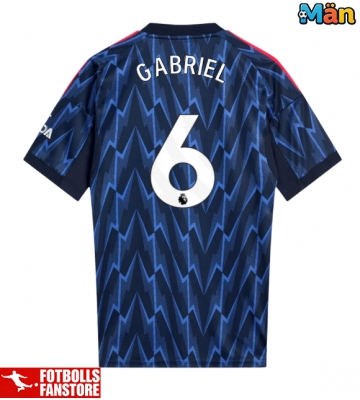 Arsenal Gabriel Magalhaes #6 Bortatröja 2025-26 Kortärmad